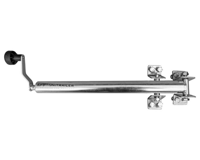 UNITRAILER Kurbelheber mit Griffen zum Kippen und Entladen eines 1000 kg schweren Autotransportanhängers (500–865 mm)