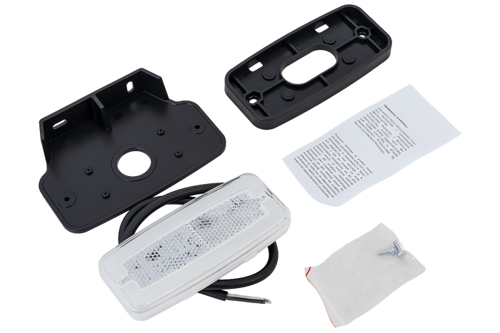 HORPOL LD 2764 LED-Universal-Markierungsleuchte, weiß, mit Halterung