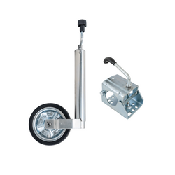 Stützrad mit Klemme KNOTT TK60+KLE60 250 kg 60 mm 530–760 mm