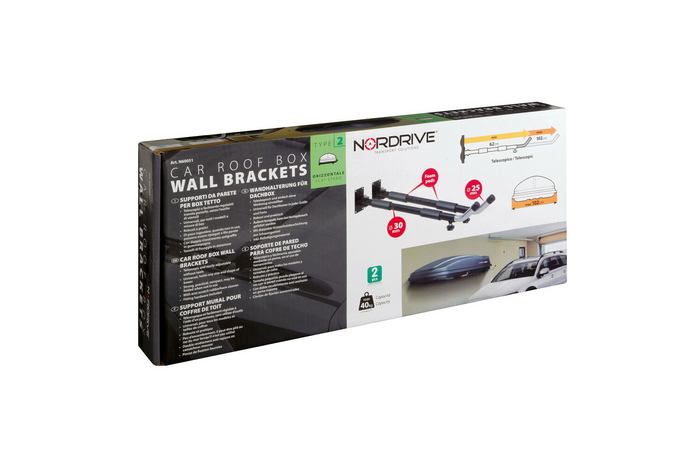 Wandhalterungen für Dachboxen LAMPA TYP 2 Flachträger 62-102cm