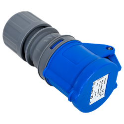 MANTES 2P+Z Steckdose, tragbare Steckdose 16A 230V mit Klappe
