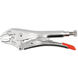 YATO YT-2451 kurze Feststellzange, abgerundete Backen, 250 mm