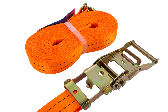 UNITRAILER 10m/35mm/2t orangefarbener Zurrgurt mit Spanner