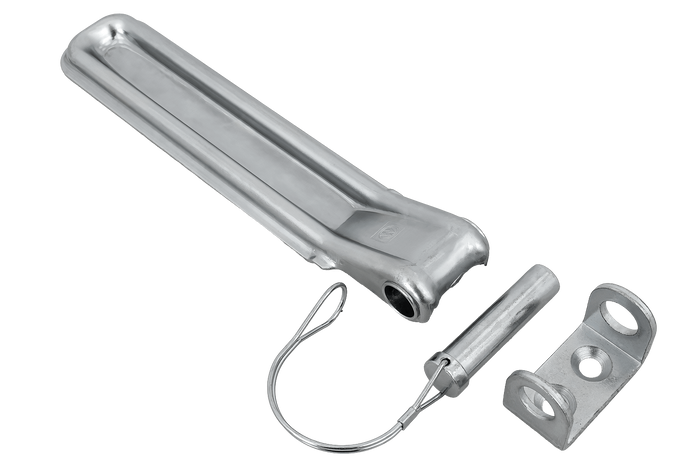 Seitenscharnier mit Griff und Bolzen WINTERHOFF BSCH 10-17-270+BSCHG 10-17-B+BSCHG 10-17-B komplette Anhängerseitenmontage