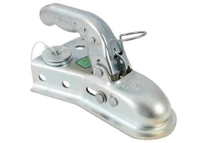 KNOTT 6E0176.001 Kugelkopfkupplung für einen 750kg Anhänger mit V-Deichsel