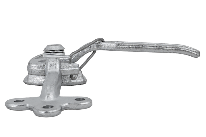 Linke Anhängerkupplung mit WINTERHOFF WV 20-L + WVG 20-A Verschluss, kompletter Anhängerseitenverschluss