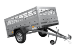 Einachsanhänger 200x125 UNITRAILER GARDEN 201 KIPP mit Gitterseitenwänden