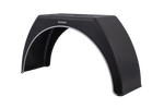 Kotflügel für Anhänger 15-17,5" DOMAR DK3114, flacher Radlauf 950/300 mm mit weißer Zierleiste
