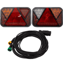 Rückleuchten FRISTOM FT-270 LED CANBUS + MANTES Kabelbaum 7m 7-PIN