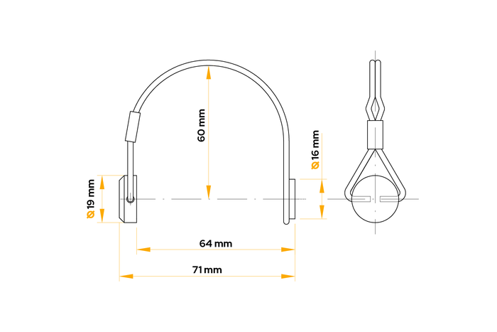 WINTERHOFF BSCHG 10-17-B Anhänger-Seitenscharnierbolzen