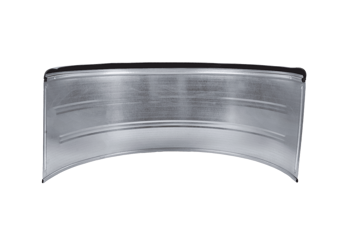 Doppelkotflügel für Anhänger 16-17,5" DOMAR DK7135 Radlauf 1000/450 mm Metall mit Gummikante