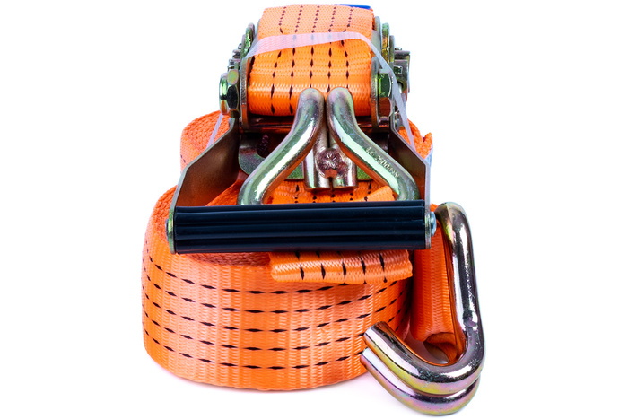 UNITRAILER 4 m/50 mm/5 t oranges Transportband mit Spanner