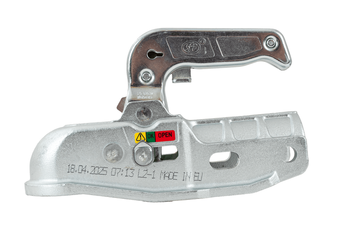 STEELPRESS BC-3000C-00-00 Kugelkopfkupplung für 3000kg Anhänger mit 50mm Rohrdeichsel, Gusseisen