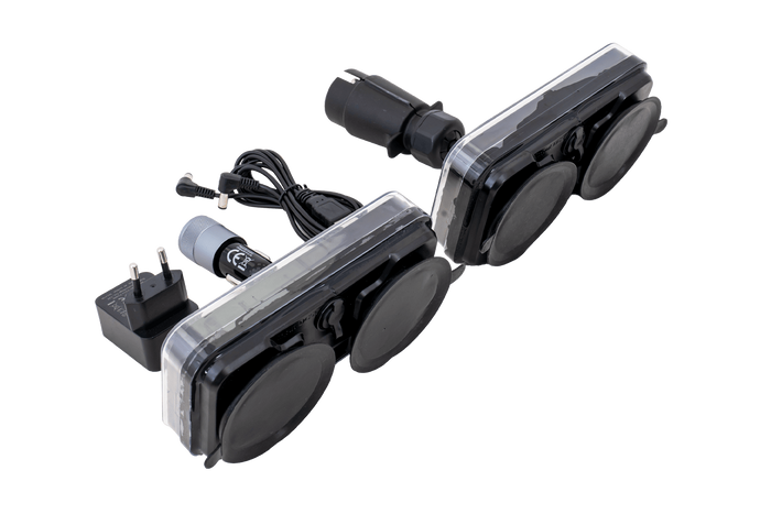 TT Technology TT.12028B-DI LED Rückleuchten 3 Funktionen links+rechts, kabellos, magnetisch