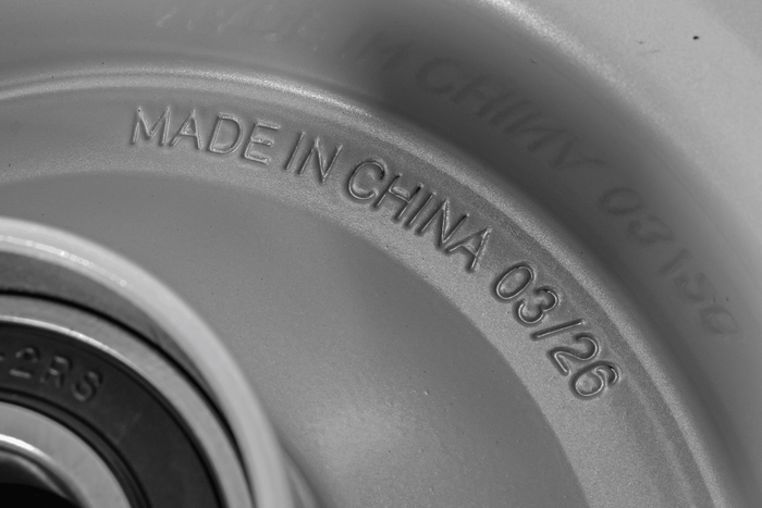 UNITRAILER Stahlfelge 5,5" x 8" H2 3 x 128 mit Lagern 6205-2RS