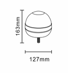 TT Technology TT.14191-Y LED-Warnlampe mit Schraube