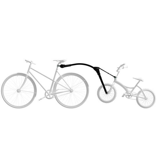 Trail Angel - Anhängerkupplung für Kinderfahrrad - Schwarz