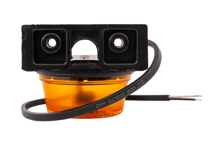 FRISTOM FT-059 LED-Universalmarkierungsleuchte, orange, mit Winkelhalterung