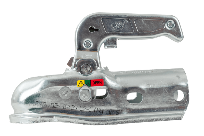 STEELPRESS BC-3000.1D-00-00+Z2 Kugelkopfkupplung für 3000kg Anhänger mit 35-50mm Rohrdeichsel