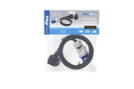 Adapter mit CEE-Stecker und -Buchse mit Schutzkontakt, 16 A, 230 V, ProPlus 373530DE, Kabellänge 150 cm