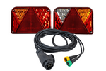 DOBPLAST DPT35 LED-Rücklichter + MANTES 4m 13PIN Kabelbaum