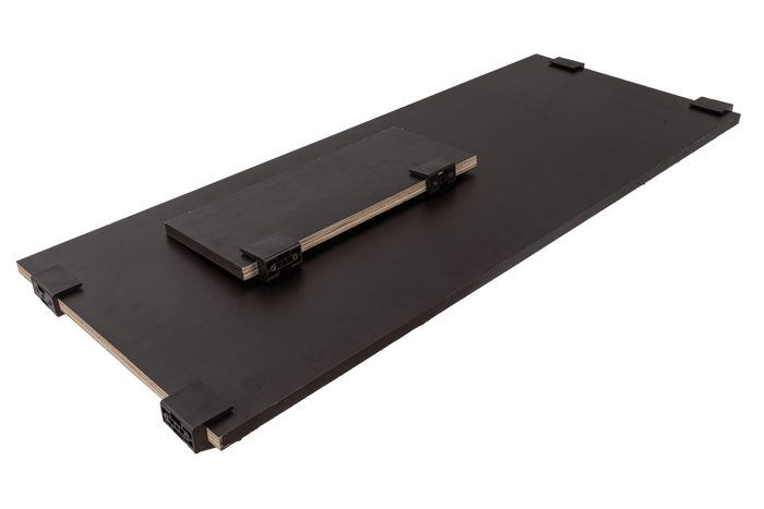 Set mit zwei Regalböden für den Werkzeugkasten DAKEN ARKA 81209, Fach 1125x445mm und 445x180mm