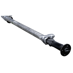 AL-KO OPTIMA ungebremste Achse für Anhänger 750kg 1260mm 1660mm 4x100