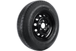 Verstärktes Anhängerrad REIFEN LINGLONG 165/80 R13C 96/94N UNITRAILER FELGE schwarz 4.5Jx13"H2 5x112 ET:30