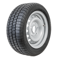 OUTLET Verstärktes Anhängerrad REIFEN GT Radial 195/50 R13C 104/101N FELGE KENDA 6Jx13&quot;H2 5x112 ET:30