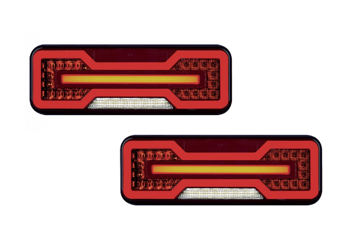 TruckLED L1871+L1872 LED-Neon-Dynamik-Rückleuchten, 0,35 m Kabel, 6 Funktionen, links+rechts