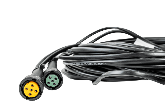 ASPÖCK Elektroinstallation Anhängerverkabelung Kabelbaum 7m 13/8 Pol Stecker Bajonett 2x 5 Pol
