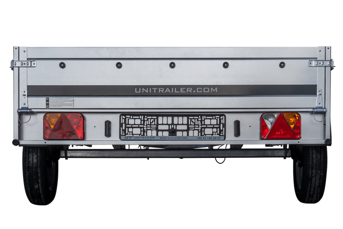 OUTLET Einachsiger PKW-Anhänger 264x150 UNITRAILER GARDEN 265 KIPP