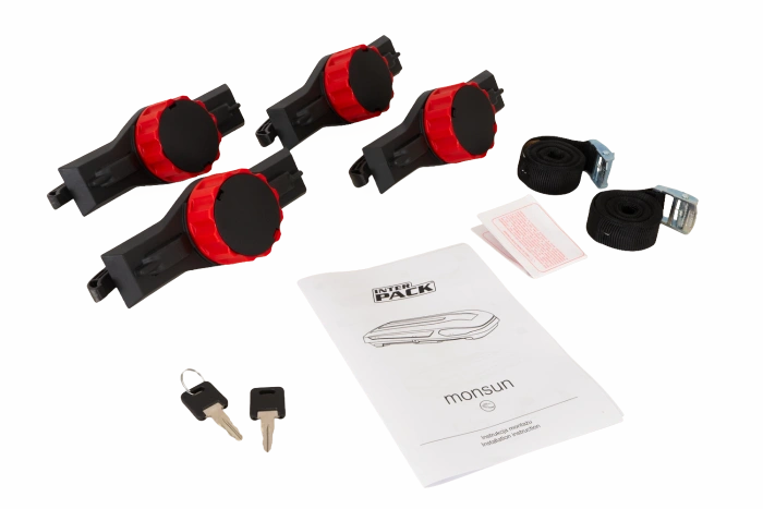 Inter Pack Monsun M Dachbox, Schwarz Metallic