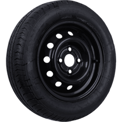 OUTLET Anhängerrad REIFEN LINGLONG 155/70 R13 75N FELGE UNITRAILER schwarz 4Jx13" 4x100 ET:30
