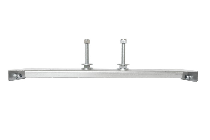 Halterung zur Montage eines Reserverads an der Deichsel eines UNITRAILER-Anhängers