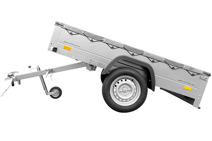 Anhänger mit Plane 750 kg GARDEN TRAILER 201 KIPP [mit Flachplane und Stützrad]