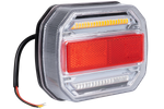 TT TECHNOLOGY TT.12018L LED Rückleuchte, 4 Funktionen, links