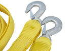 Abschleppseil mit Haken UNITRAILER Abschleppgurt 3m/50mm/3t gelb