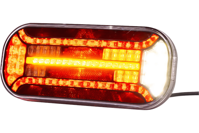 FRISTOM FT-610 LED-Rückleuchte, 6 Funktionen, links