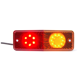 Rückleuchte WAŚ W072UD 487 3 Funktionen universell