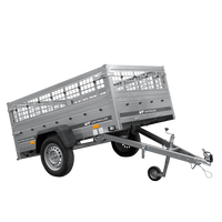 Einachsanhänger 200x125 UNITRAILER GARDEN 201 KIPP mit Gitterseitenwänden