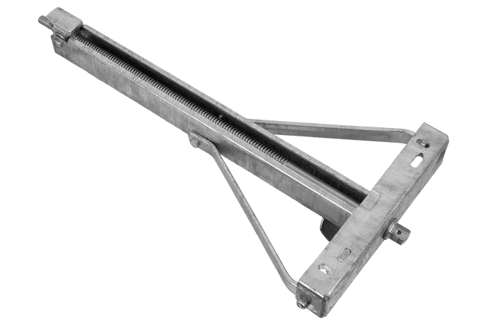 KNOTT 6X1197.007 ausziehbarer Eckstabilisator für Anhänger 1100 kg 498 mm