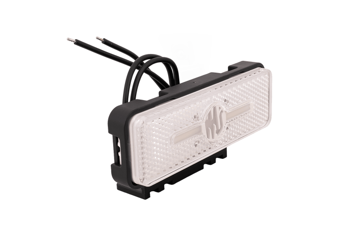 WAŚ W254 2035 LED-Universal-Positionsleuchte weiß mit Halterung