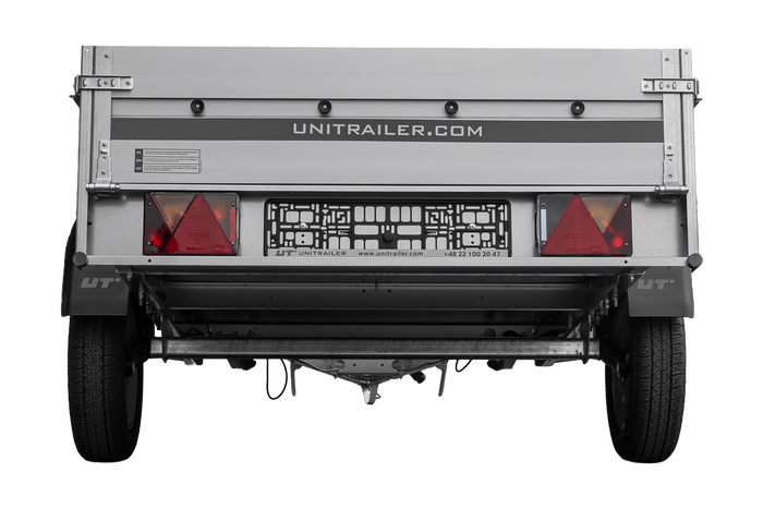 Anhänger mit Aluminiumseitenwänden 264x125 Unitrailer Garden 264 KIPP ALU