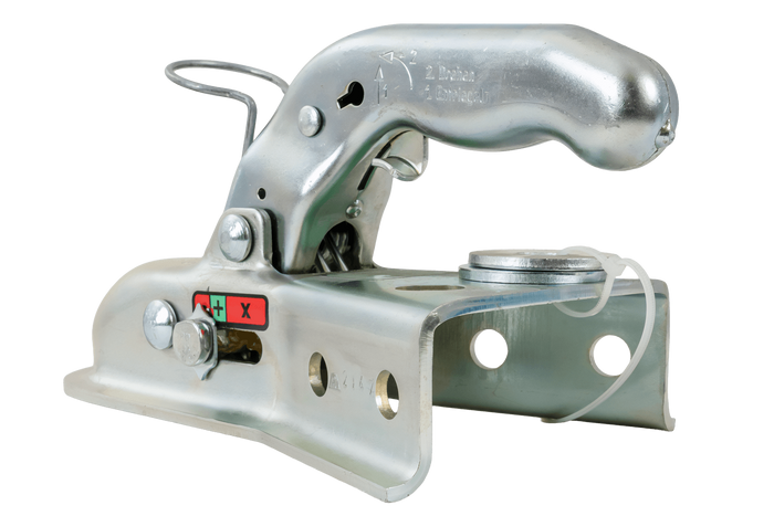 KNOTT 6E0176.001 Kugelkopfkupplung für einen 750kg Anhänger mit V-Deichsel