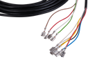 MANTES Elektroinstallation Anhängerkabelbaum 4m 7PIN Stecker 6.3 Anschlüsse