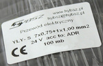 Elektrokabel HYBSZ YLY-S 7x0,75+1x1 achtadrig - 1m