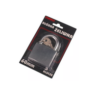 Gusseisen-Vorhängeschloss 60mm HERMON, Ösendurchmesser 8mm