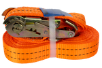 UNITRAILER 8 m/35 mm/2 t oranges Transportband mit Spanner