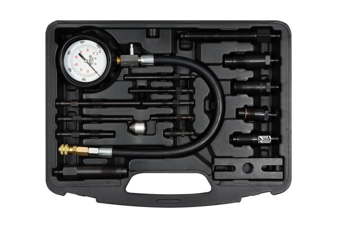 YATO YT-7307 Kompressionsdruckmessgerät für 16-Element-Dieselmotoren.